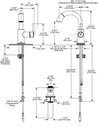 Delta 559HAR-BLPD-DST Trinsic Single Handle Pull Down Bathroom Faucet