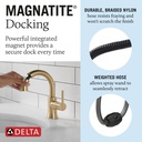 Delta 559HAR-CZPD-DST Trinsic Single Handle Pull Down Bathroom Faucet