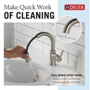 Delta 559HAR-SSPD-DST Trinsic Single Handle Pull Down Bathroom Faucet