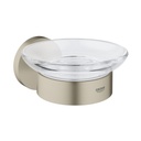 Grohe 40444EN1 Essentials Soap Dish With Holder Brushed Nickel 1