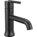Delta 559LF-BLMPU Trinsic Single Hole Single Handle-4"Plate/Metal Pop-Up Matte Black