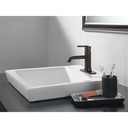 Delta 559LF-RBMPU Trinsic Single Hole Single Handle-4" Plate/Metal Pop-Up 