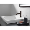 Delta 559LF-RBMPU Trinsic Single Hole Single Handle-4" Plate/Metal Pop-Up 