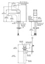 Delta 563LF-BL-LPU Kitano Single Handle Lavatory Faucet