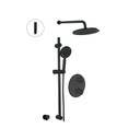 ALT 91482 Circo Thermostatic Shower System 2 Functions Electro Black 1