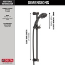 Delta 57014-RB Slide Bar Handshower 