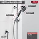 Delta 57021 Slide Bar Handshower 