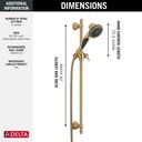 Delta 57021-CZ Slide Bar Mount Handshower 