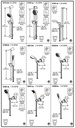 Delta 57021-CZ Slide Bar Mount Handshower 
