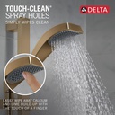 Delta 57051-CZ Dryden Slide Bar Handshower 