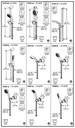 Delta 57051-CZ Dryden Slide Bar Handshower 