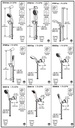Delta 57051-PN Dryden Slide Bar Handshower 