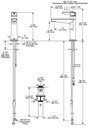 Delta 571-PR-MPU-DST Single Handle Bathroom Faucet