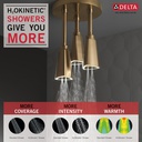 Delta 57140-CZ25-L Led Pendant Raincan Single-Setting H2Okinetic 