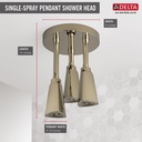 Delta 57140-PN25-L Led Pendant Raincan Single-Setting H2Okinetic 