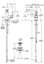 Delta 572-BLMPU-DST Single Handle Bathroom Faucet