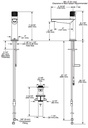 Delta 573-PR-MPU-DST Single Handle Bathroom Faucet