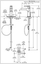 Delta 574-SSMPU-DST Zura Single Hole Single Handle-4" Plate/Metal Pop-Up Mpu 