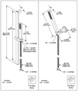 Delta 57530-CZ Vero Slide Bar Handshower Champagne Bronze