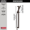 Delta 57530-RB Vero Slide Bar Handshower 