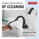 Delta 5776-BLPD-DST Stryke Bath Collection Single Handle Pull Down Bathroom Faucet