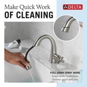 Delta 5776-SSPD-PR-DST Stryke Bath Collection Single Handle Pull Down Bathroom Faucet