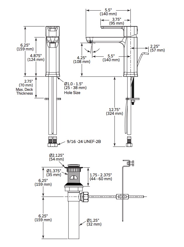 Delta 581LF Kami Single Handle Lavatory Faucet 