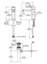 Delta 581LF Kami Single Handle Lavatory Faucet 