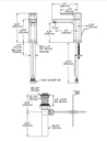 Delta 581LF-LPU Kami Single Handle Lavatory Faucet 
