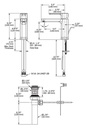 Delta 581LF-SS Kami Single Handle Lavatory Faucet 