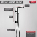 Delta 58410-BL Shower Column 18" Angular 