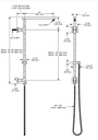 Delta 58420-PR Shower Column 26" Angular