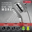 Delta 58473-PR H2Okinetic In2Ition 4-Settin G Two-In-One Shower