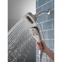 Delta 58474-SS-PR H2Okinetic In2Ition 5-Settin G Two-In-One Shower