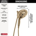 Delta 58480-CZ-PR-PK H2O In2Ition Hssh 1.75 Gpm 5-Setting