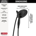 Delta 58569-BL-PK Universal Showering In2Ition Hssh 1.75 Gpm 5-Setting