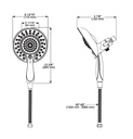 Delta 58569-PR-PK In2Ition 5-Setting Two-In-One Shower