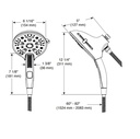 Delta 58620-BL-PK In2Ition H2O Hssh 1.75 Gpm Magnatite 5S 