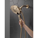 Delta 58620-CZ-PR-PK In2Ition H2Okinetic 5-Settin G Two-In-One Shower