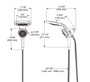 Delta 58680-PR Hydrorain 2-In-1 H2O 1.75Gpm 5-Setting