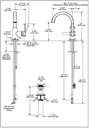 Delta 588SH-PR-DST Tetra Single Handle Bathroom Faucet