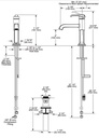 Delta 589-SS-PR-DST Tetra Single Handle Bathroom Faucet