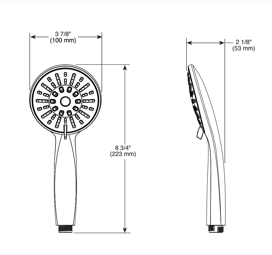 Delta 59361-PK Hand Shower 1.75 Gpm 4-Setting 