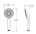 Delta 59361-SS-PK Hand Shower 1.75 Gpm 4-Setting 