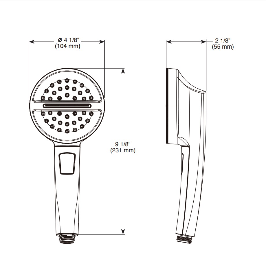Delta 59386-PR 3-Setting Hand Shower