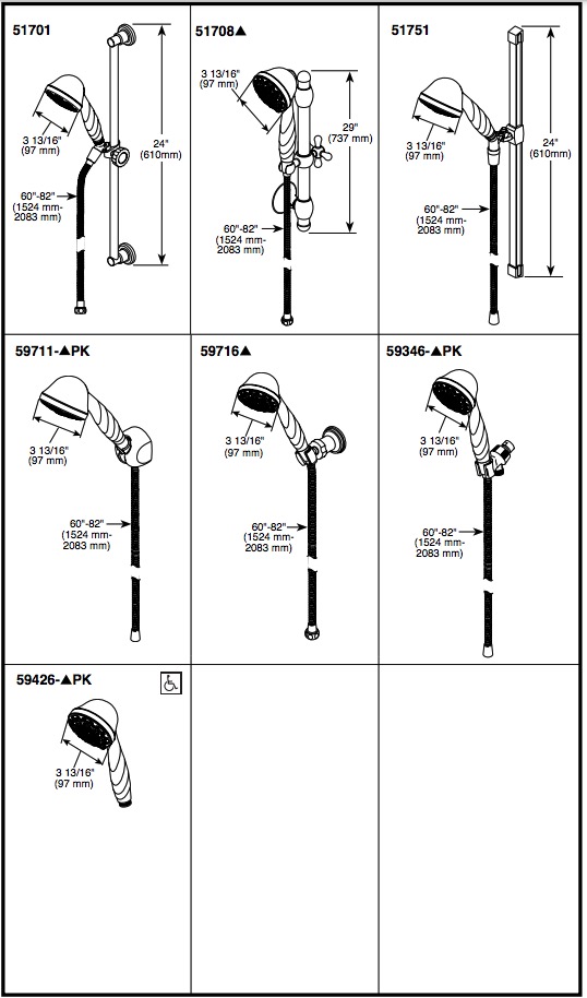 Delta 59426-SS-PK 7 Function Hand Shower 
