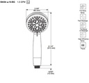 Delta 59434-SS15-BG Water Efficient Handshower 