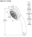 Delta 59436-SS-PK 5 Function Hand Shower 