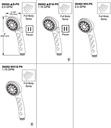Delta 59462-B-PK Push Button Pause Full Spray Hand Shr 