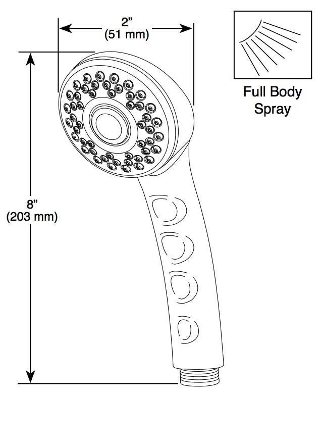 Delta 59462-WH15-BG Water Efficient Handshower 